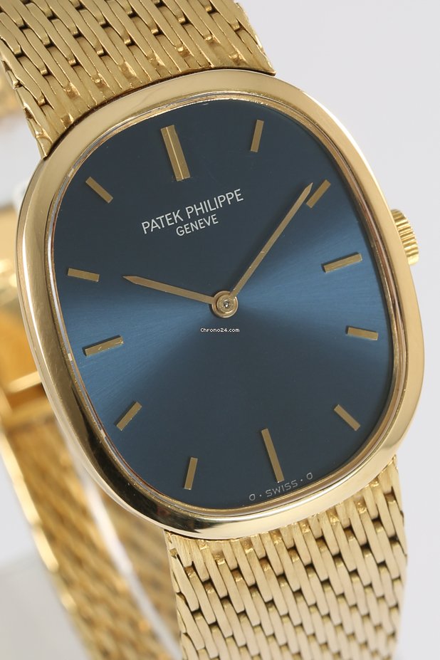 Patek Philippe Golden Ellipse Mens watch Unisex Manual winding Yellow gold 3548 Replica 5