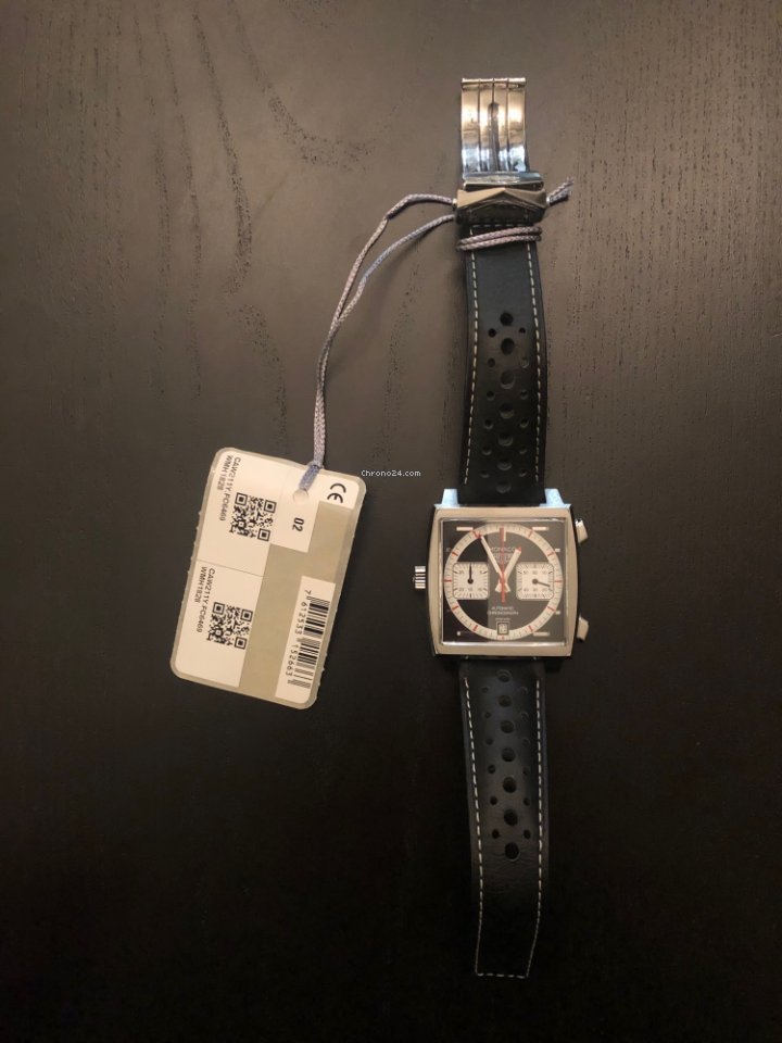 TAG Heuer Monaco Mens watch Unisex Automatic Steel CAW211Y.FC6469 Replica 5