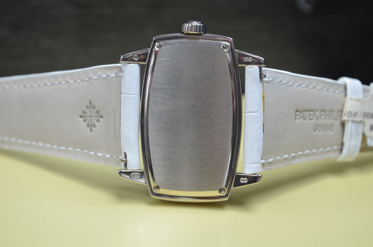 IMG_9081 Patek Philippe Gondolo Womens watch Quartz White gold 4980g Replica 5