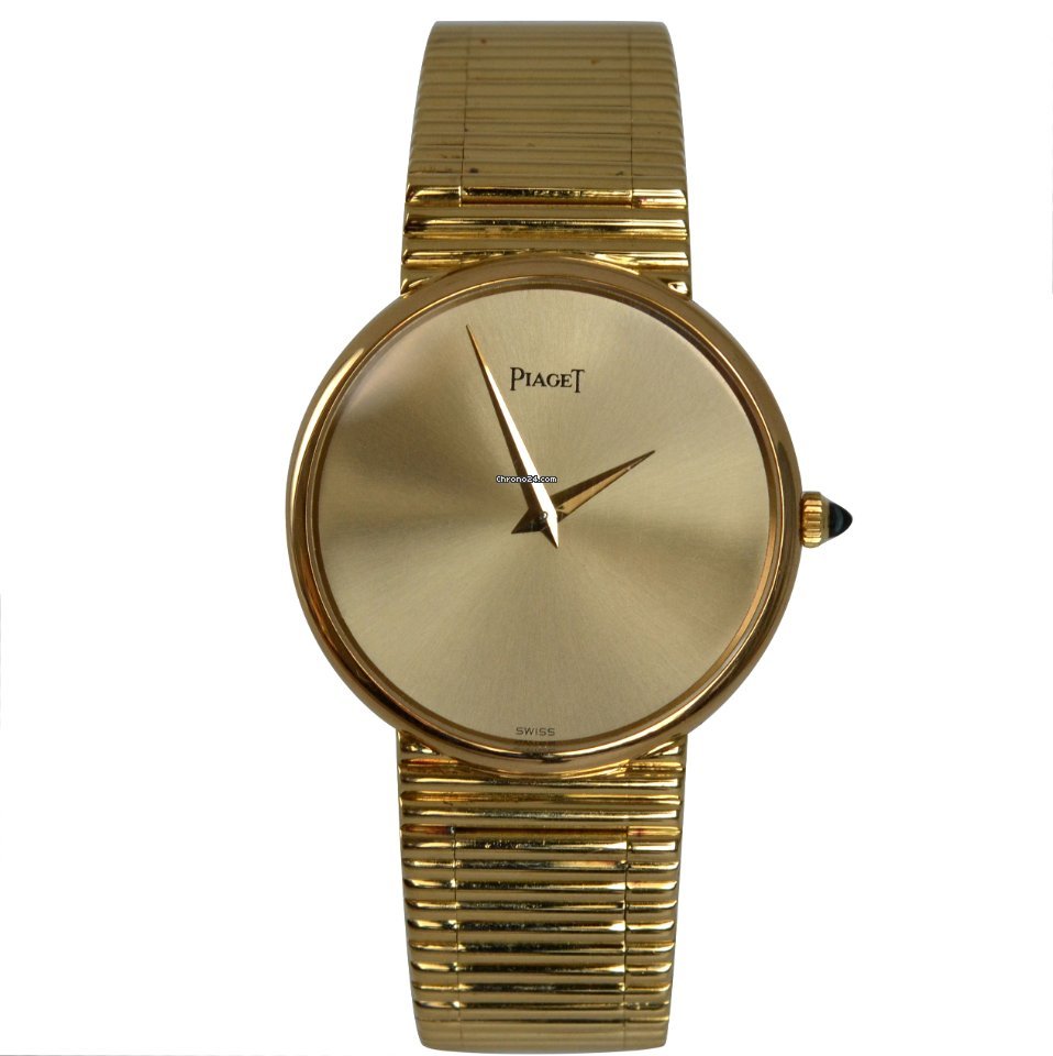 IMG_9081 Piaget Altiplano Mens watch Unisex Manual winding Yellow gold 9025 Replica 5