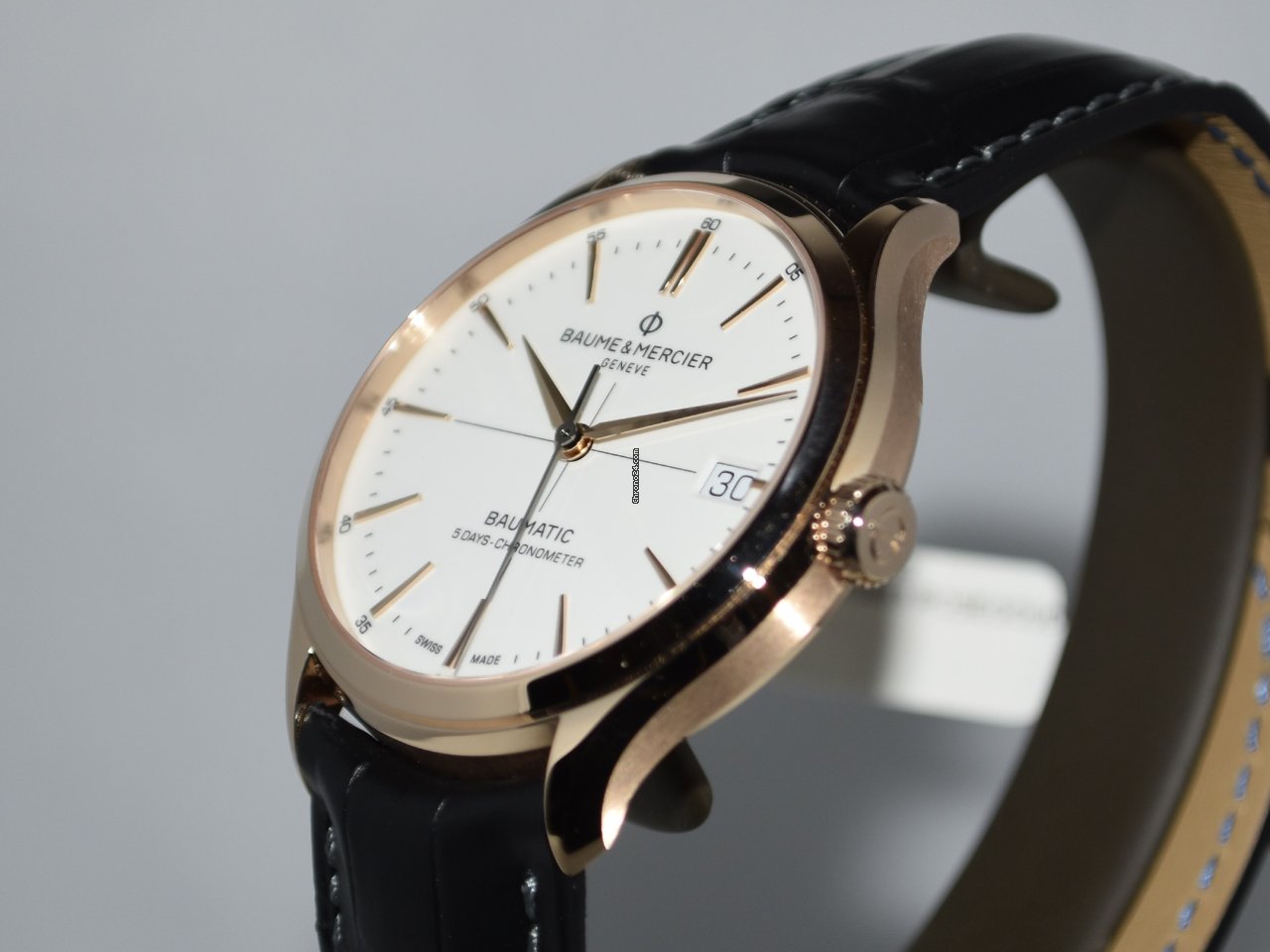 Baume & Mercier Clifton Mens watch Unisex Automatic Rose gold MOA10469 Replica 5