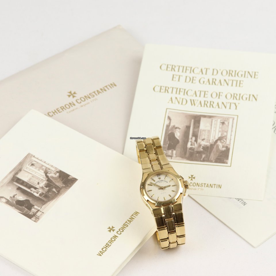 IMG_9081 Vacheron Constantin Overseas Womens watch Quartz Yellow gold 16050 423J Replica 5