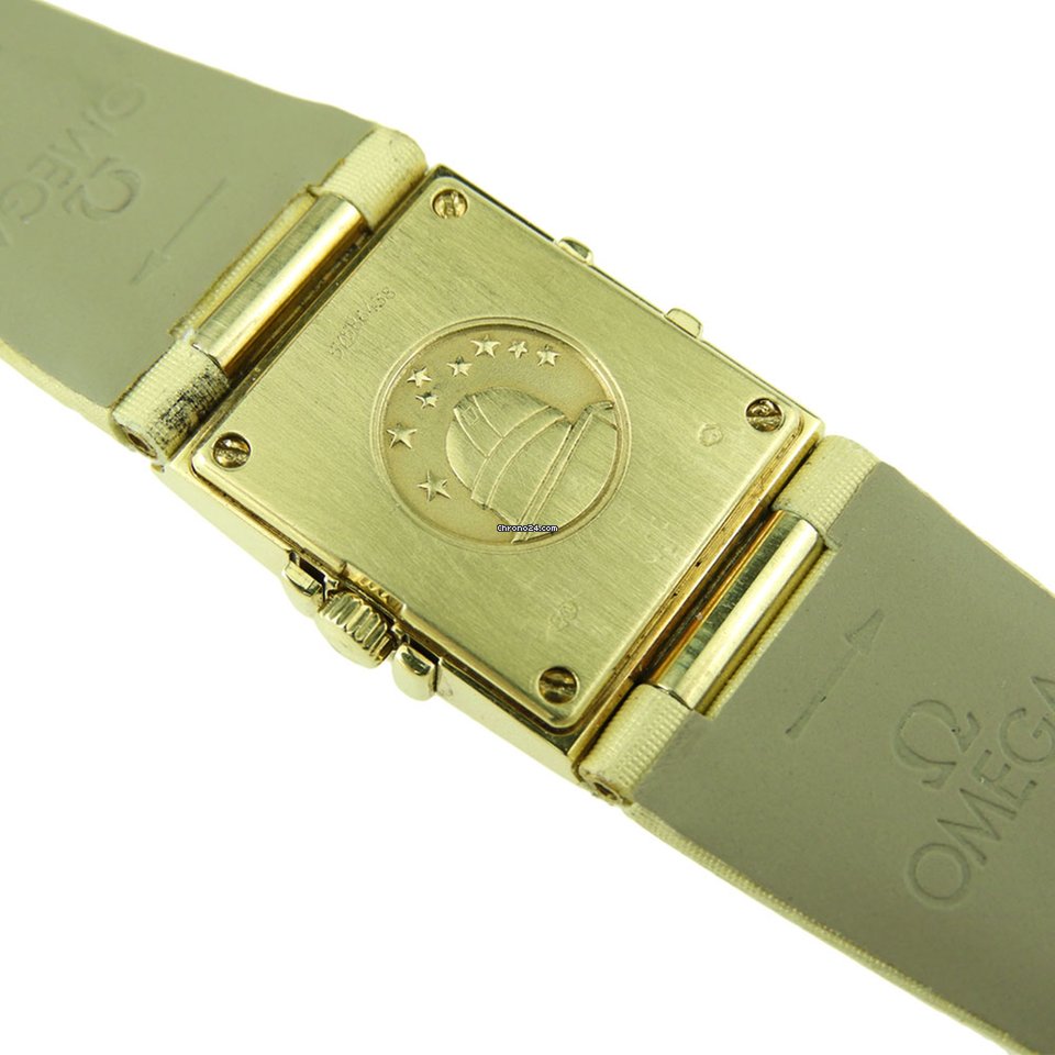 IMG_9081 Omega Constellation Quartz Womens watch Quartz Yellow gold 1631.77.60 Replica 5