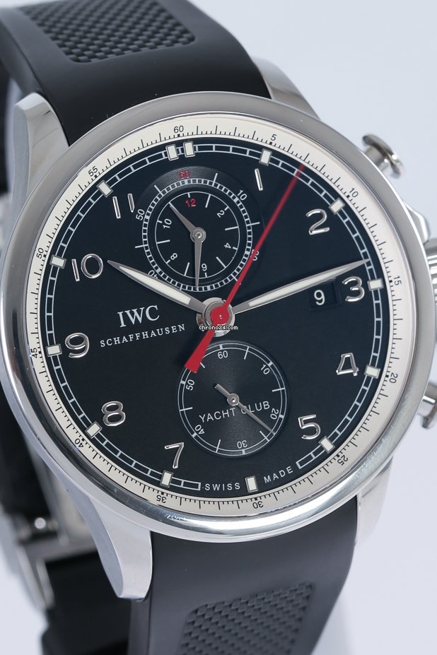 IMG_9081 IWC Portuguese Yacht Club Chronograph Mens watch Unisex Automatic Steel IW3902-10 Replica 5