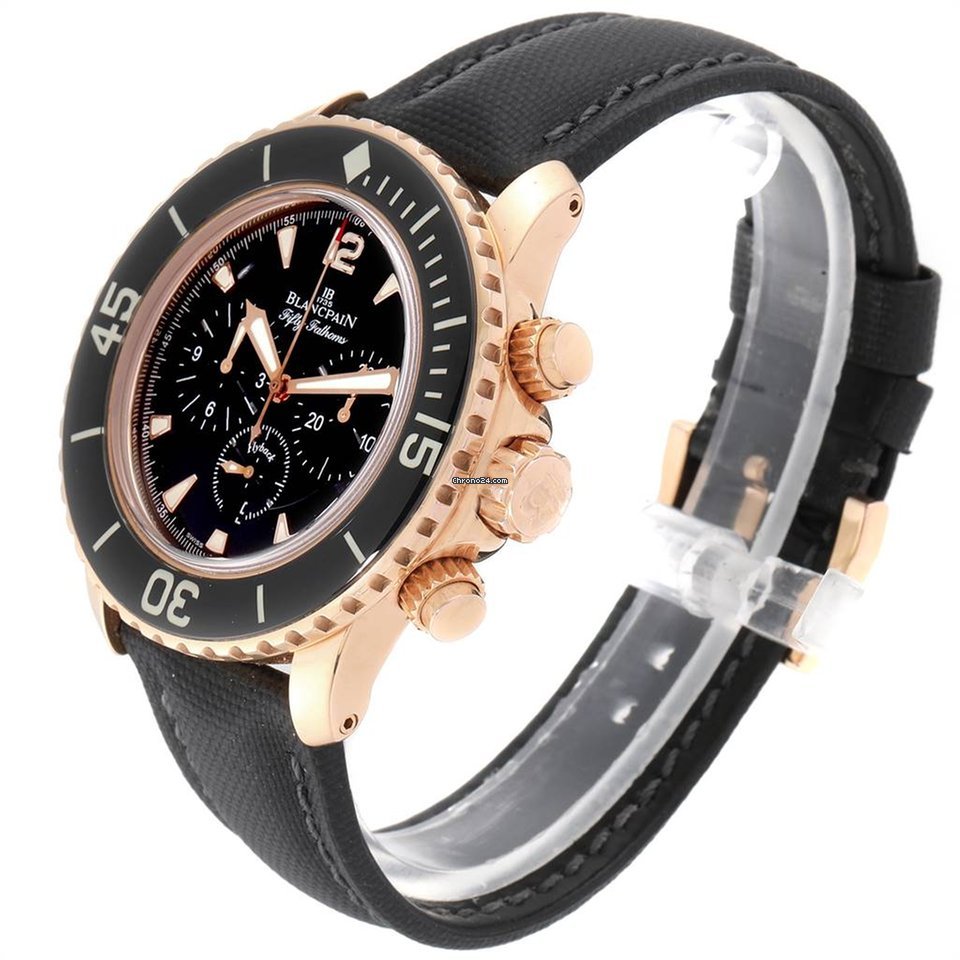 Blancpain Fifty Fathoms Mens watch Unisex Automatic Rose gold 5085F-3630-52 Replica 5
