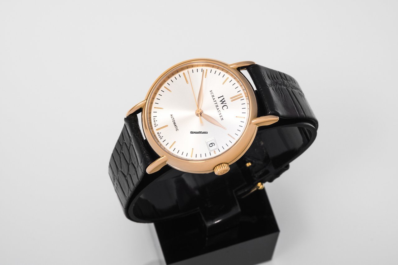 IWC Portofino Mens watch Unisex Automatic Rose gold IW356403 Replica 5