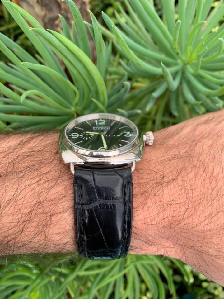 IMG_9081 Panerai Radiomir Mens watch Unisex Automatic White gold PAM 00062 Replica 5