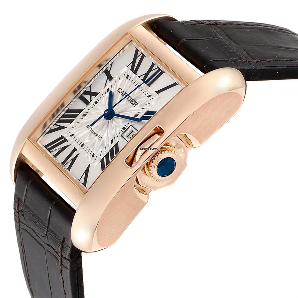 Cartier Tank Anglaise Womens watch Automatic Rose gold W5310005 Replica 5