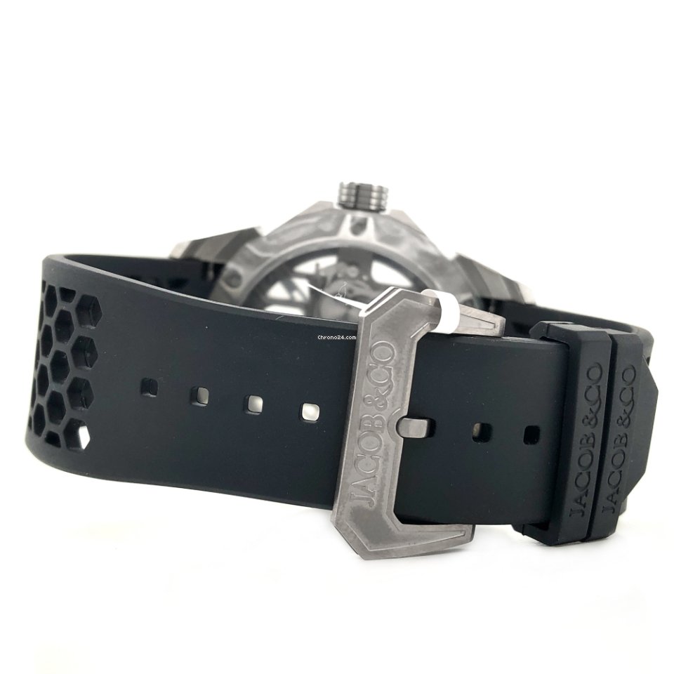 IMG_9081 Jacob & Co. Mens watch Unisex Manual winding Titanium EX100.20.NS.BW.A Replica 5