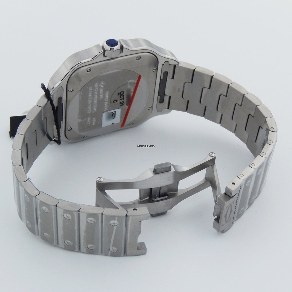 Cartier Santos Mens watch Unisex Automatic Steel WSSA0009 Replica 5