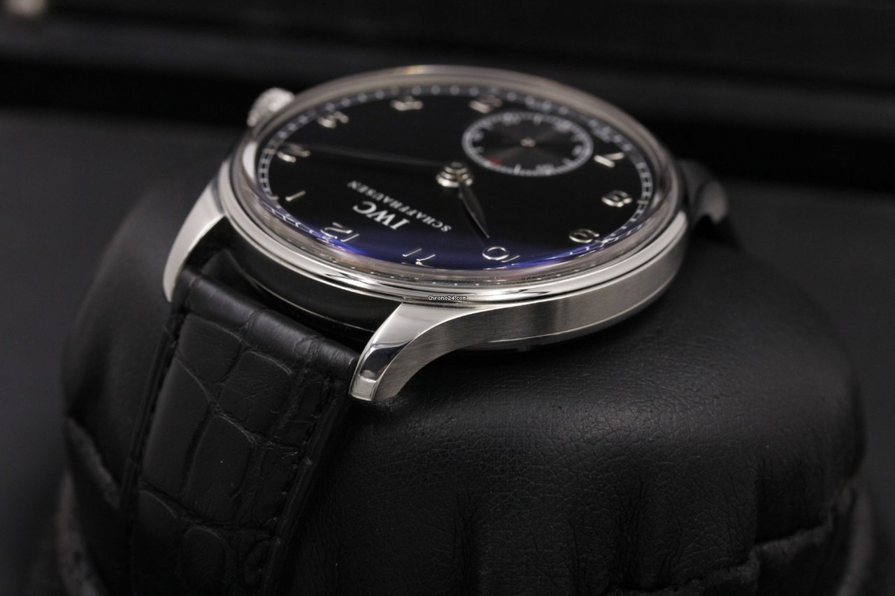 IWC Portuguese Hand-Wound Steel IW5454-07 Replica 5