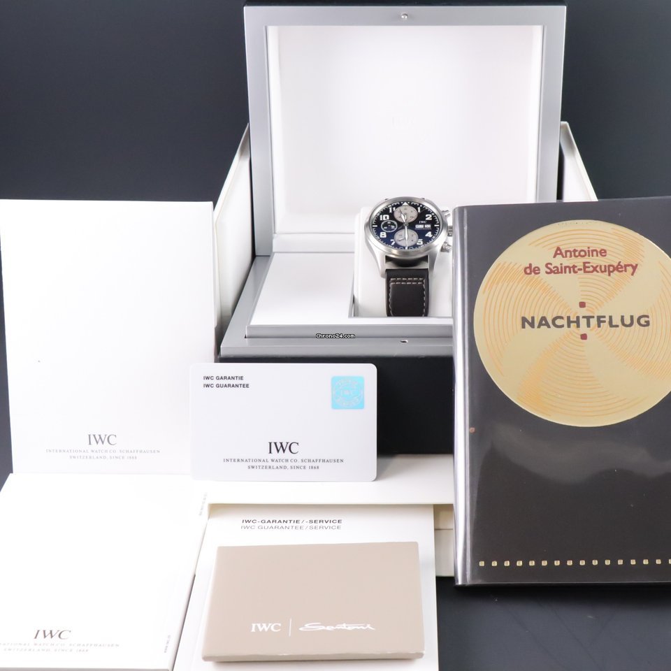 IMG_9081 IWC Pilot Chronograph Mens watch Unisex Automatic Steel IW371709 Replica 5