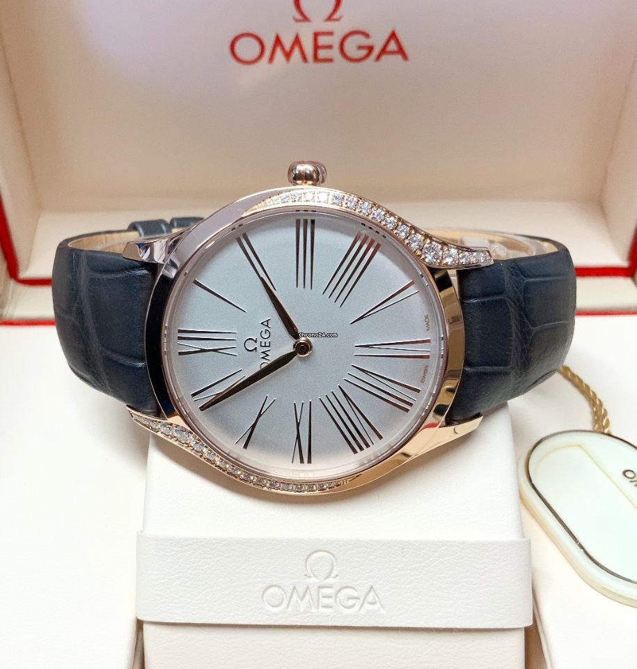 IMG_9081 Omega De Ville Tresor Womens watch Quartz Rose gold 428.58.36.60.02.001 Replica 5