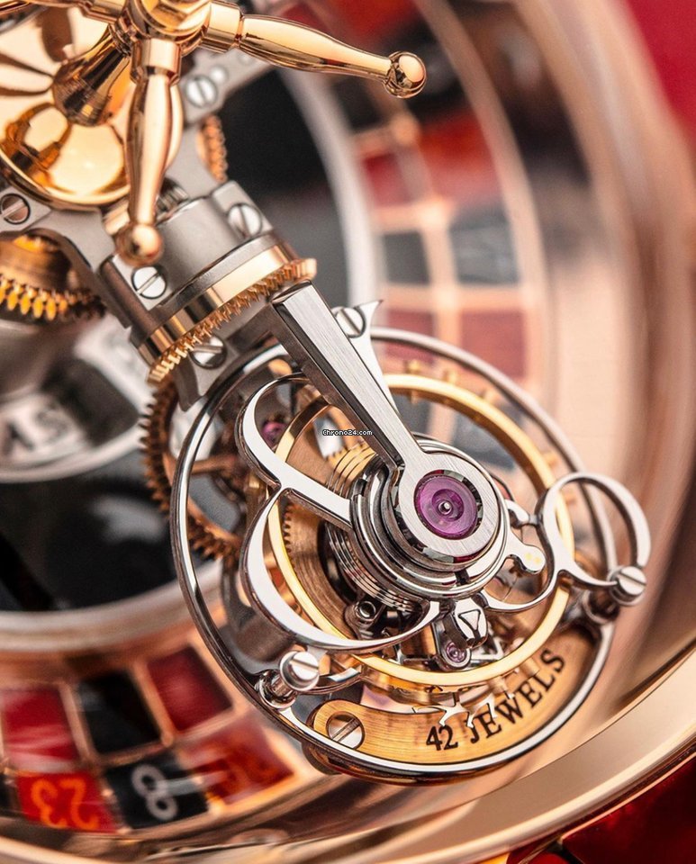 Jacob & Co. Astronomia Mens watch Unisex Manual winding Rose gold AT160.40.AB.AB.B Replica 5