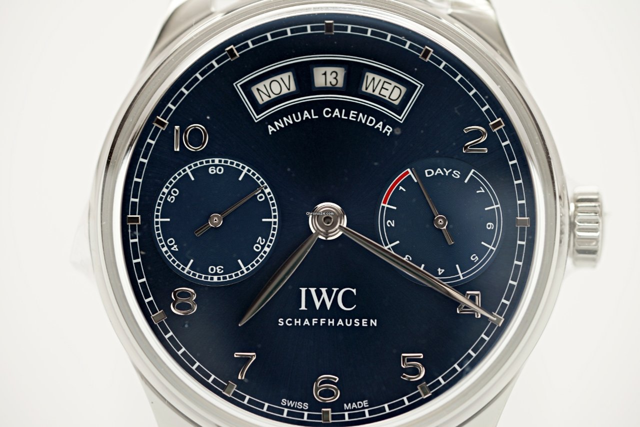 IMG_9081 IWC Portuguese Annual Calendar Mens watch Unisex Automatic Steel IW503502 Replica 5