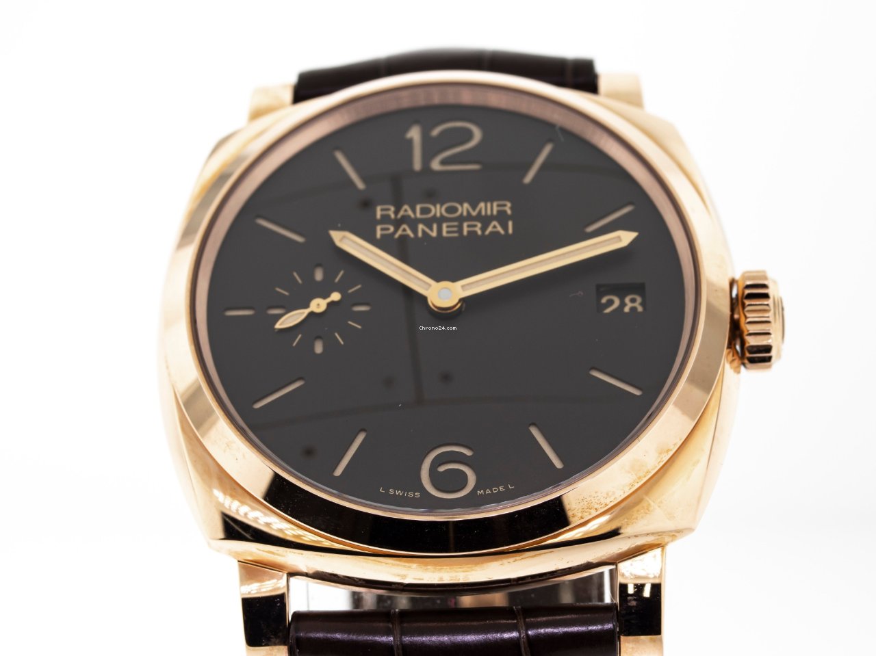 Panerai Radiomir 1940 3 Days Mens watch Unisex Manual winding Rose gold PAM 00515 Replica 5