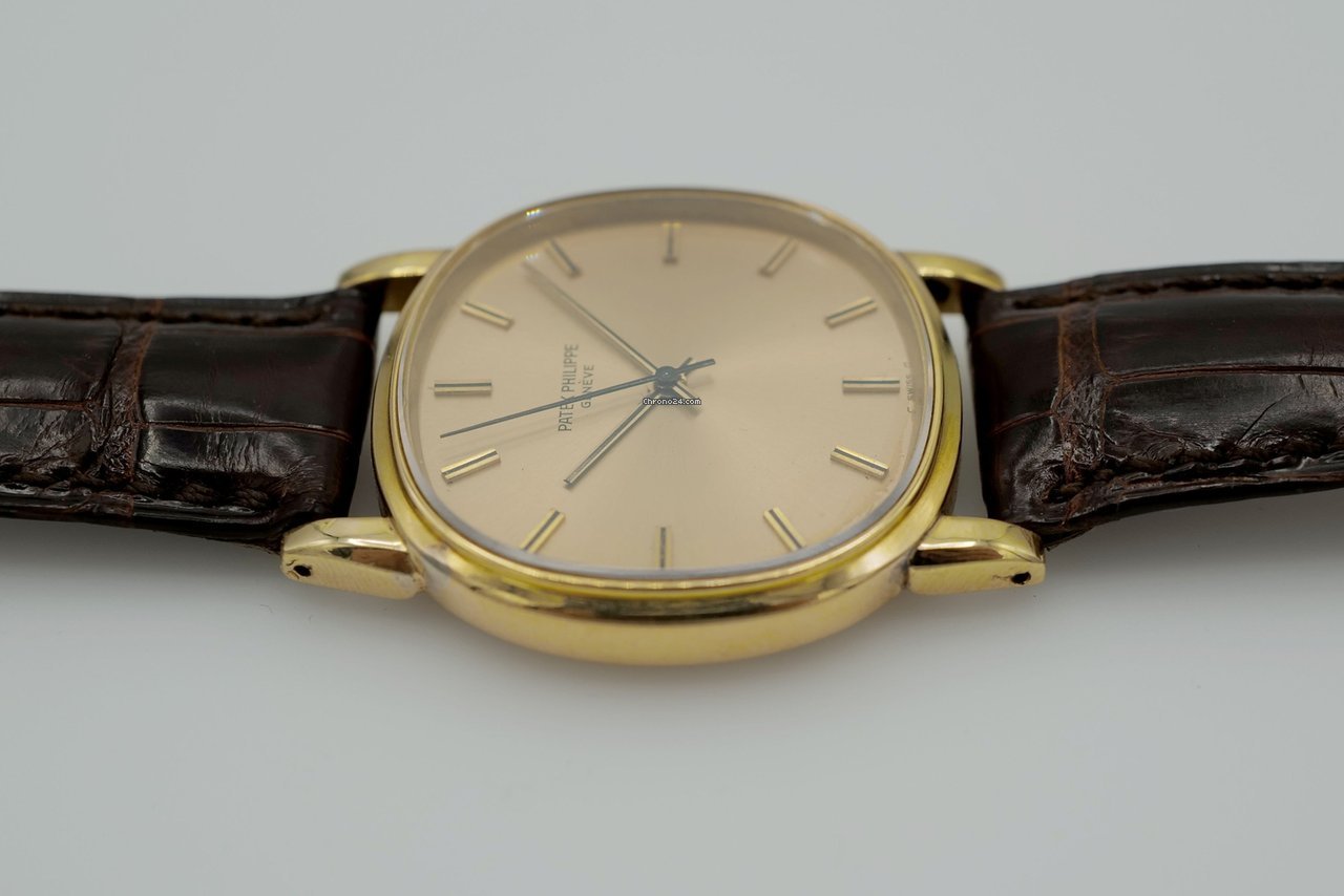 IMG_9081 Patek Philippe Golden Ellipse Mens watch Unisex Automatic Yellow gold 3586 Replica 5