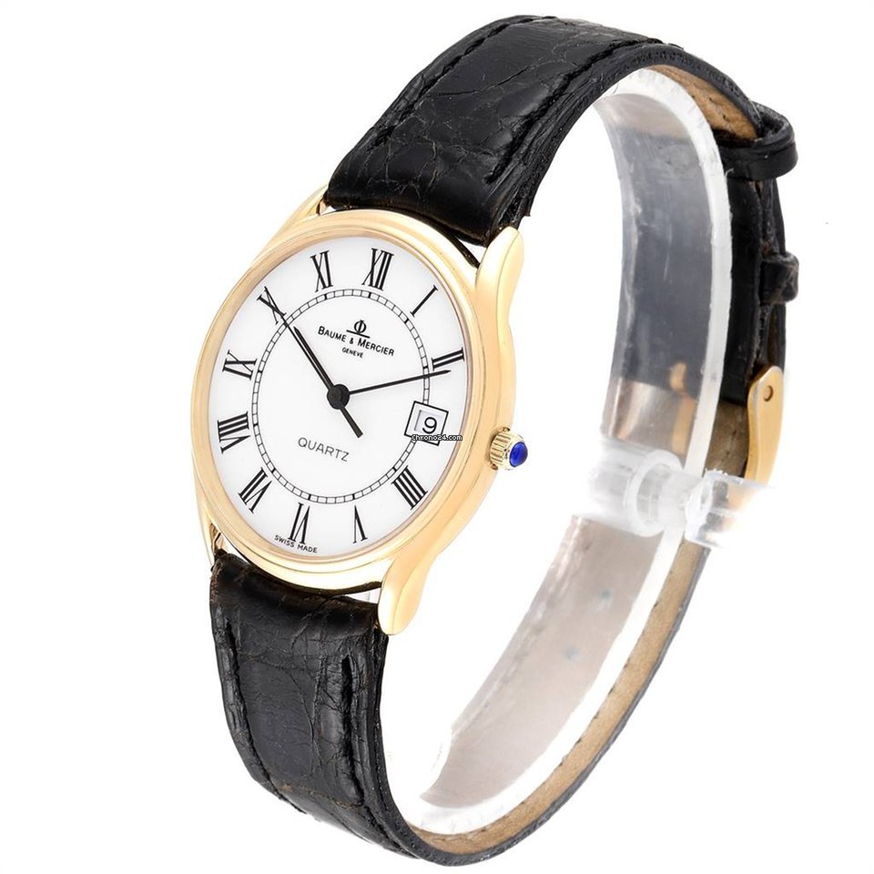 IMG_9081 Baume & Mercier Classima Mens watch Unisex Quartz Yellow gold 95248 Replica 5