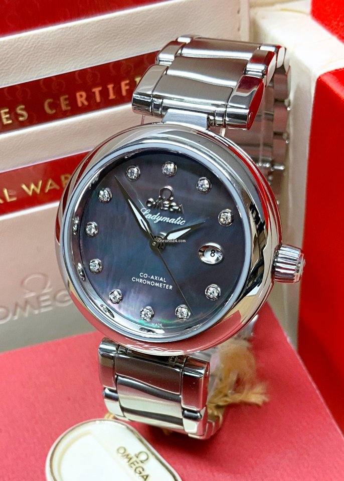 IMG_9081 Omega De Ville Ladymatic Womens watch Automatic Steel 425.30.34.20.57.004 Replica 5