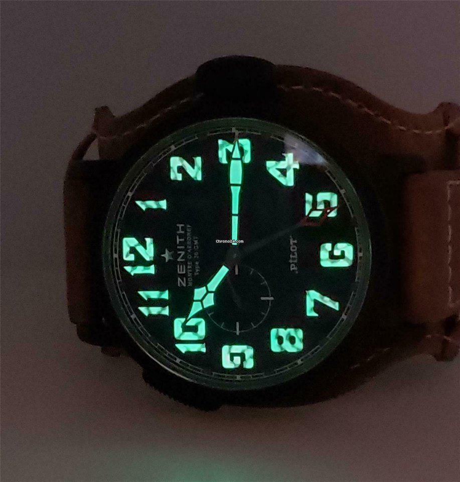 IMG_9081 Zenith Pilot Type 20 GMT Mens watch Unisex Automatic Titanium 96.2431.693 21.C738 Replica 5