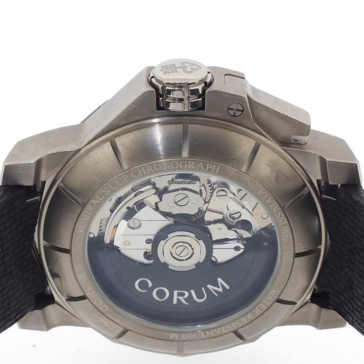 IMG_9081 Corum Admirals Cup Seafender Centro Mens watch Unisex Automatic Titanium 961.101.04 F231 AN14 Replica 5
