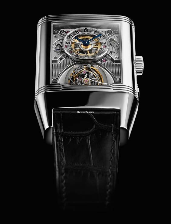 IMG_9081 Jaeger-LeCoultre Reverso Gyrotourbillon 2 Mens watch Unisex Manual winding Platinum Q2336420 Replica 5