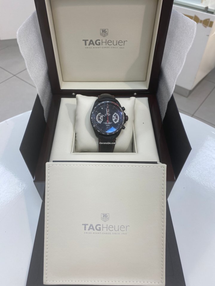 IMG_9081 TAG Heuer Grand Carrera Mens watch Unisex Automatic Titanium CAV518B.FC6237 Replica 5