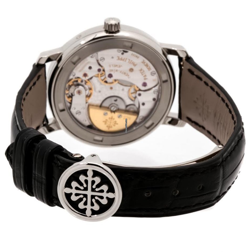 IMG_9081 Patek Philippe Complications Mens watch Unisex Automatic White gold 5055G Replica 5