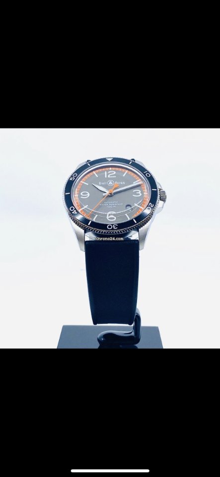 Bell & Ross BR V2 Mens watch Unisex Automatic Steel BRV292-ORA-ST SRB Replica 5