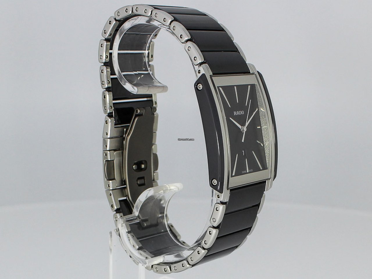 IMG_9081 Rado Integral Mens watch Unisex Quartz Ceramic R20963152 Replica 5