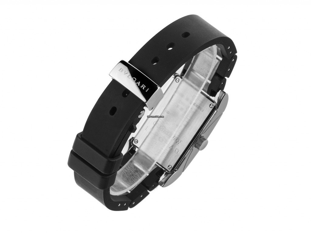 IMG_9081 Bulgari Rettangolo Mens watch Unisex Quartz Steel RT39S Replica 5