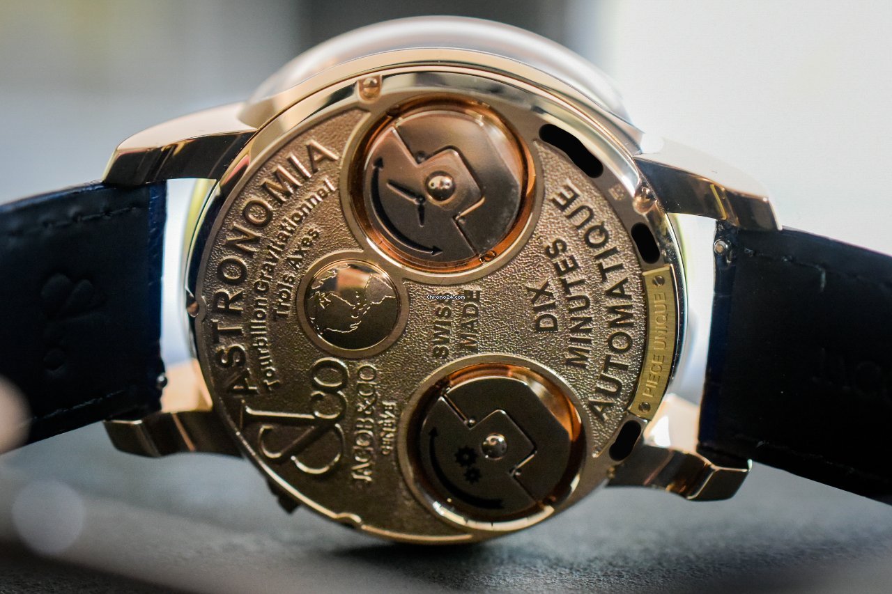 Jacob & Co. Astronomia Mens watch Unisex Automatic Rose gold JCAA06 Unique Edition Replica 5