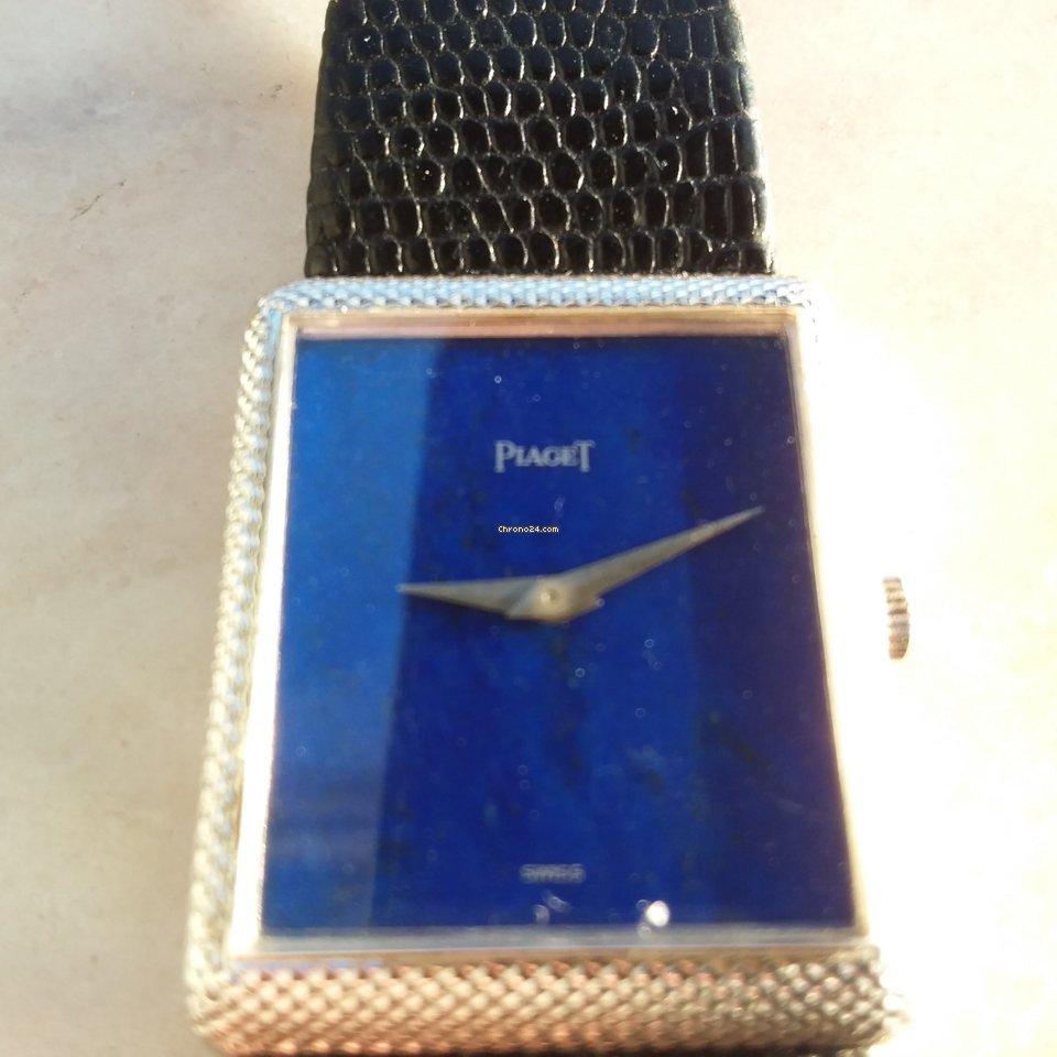 IMG_9081 Piaget Mens watch Unisex Manual winding White gold 9152 Replica 5