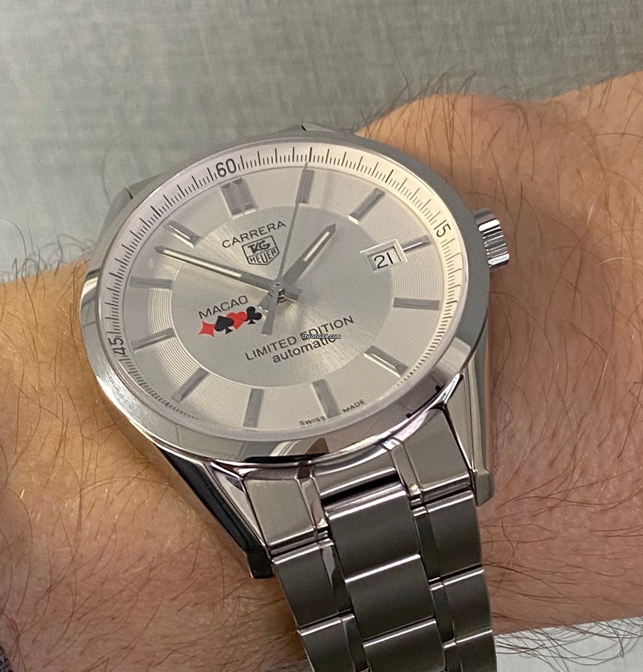 IMG_9081 TAG Heuer Carrera Mens watch Unisex Automatic Steel WV211X.BA0787 Replica 5