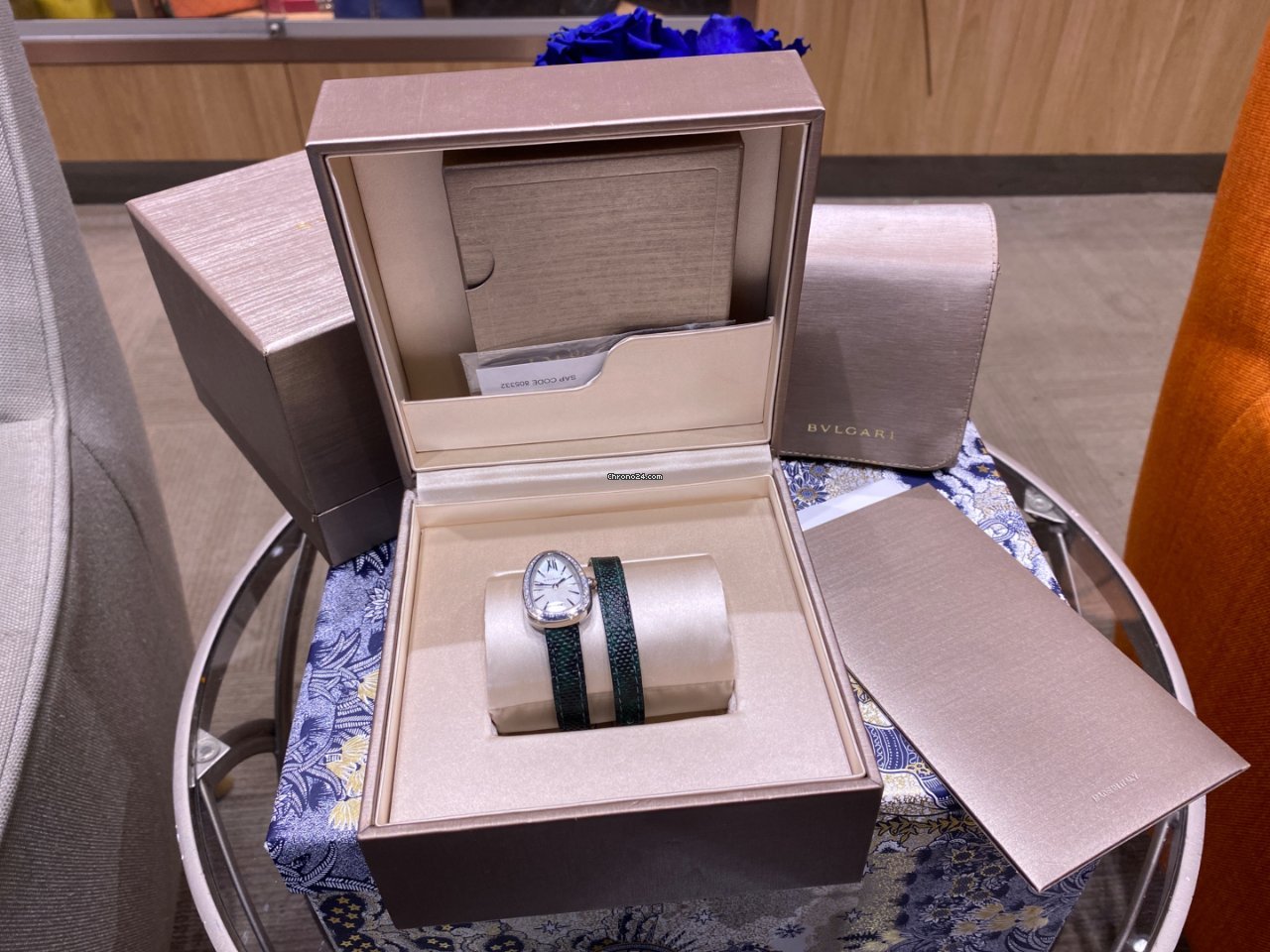 Bulgari Serpenti Womens watch Quartz Steel 102781 SPS27WSDL Replica 5