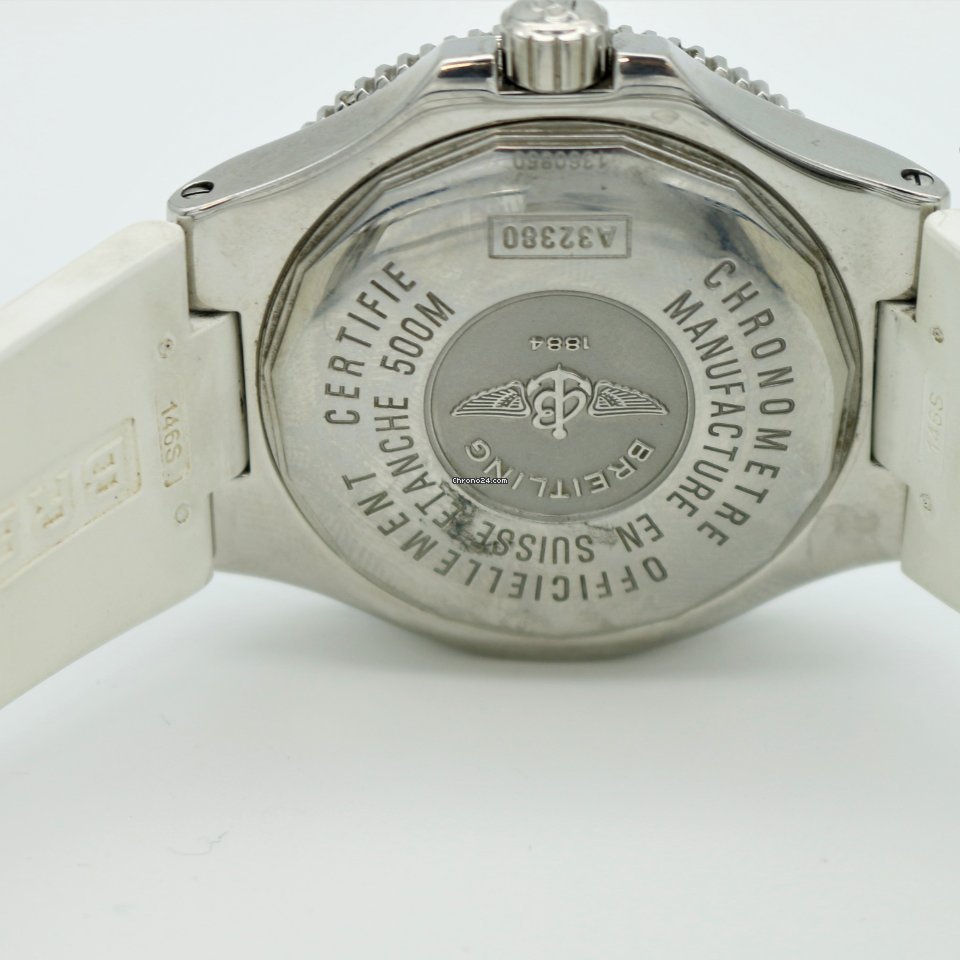 IMG_9081 Breitling Superocean GMT Mens watch Unisex Automatic Steel A32380 Replica 5
