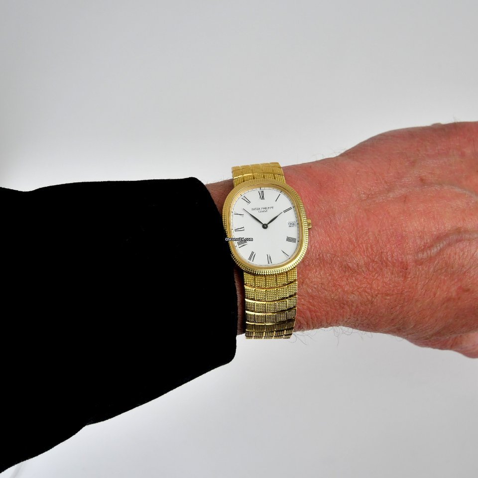 Patek Philippe Golden Ellipse Mens watch Unisex Quartz Yellow gold 3931 010 Replica 5
