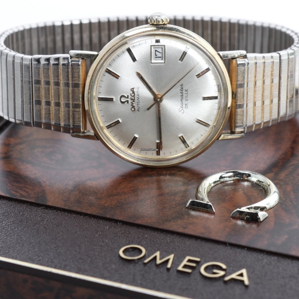 Omega Seamaster DeVille Mens watch Unisex Automatic Yellow gold 14750 SC-61 Replica 5