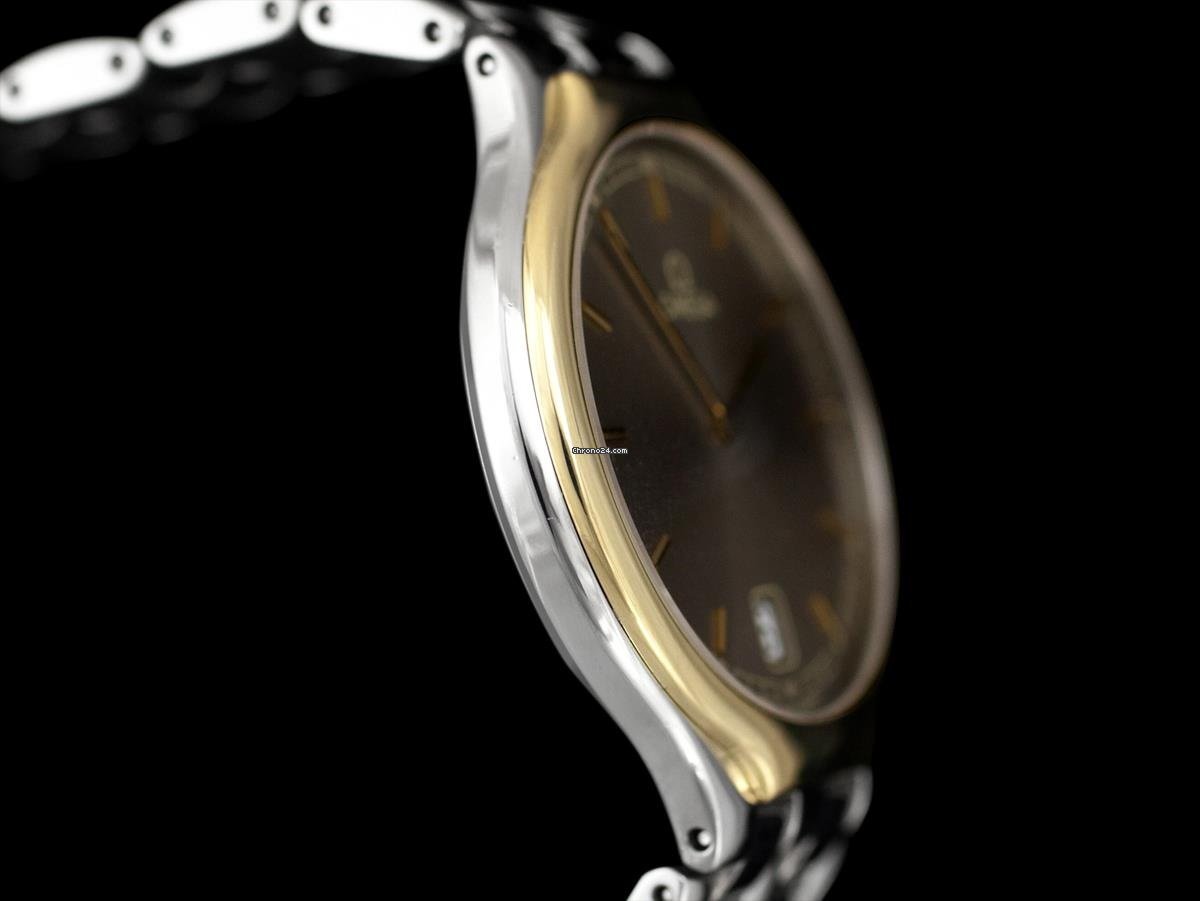 IMG_9081 Omega De Ville Mens watch Unisex Quartz Gold Steel 7458 Replica 5