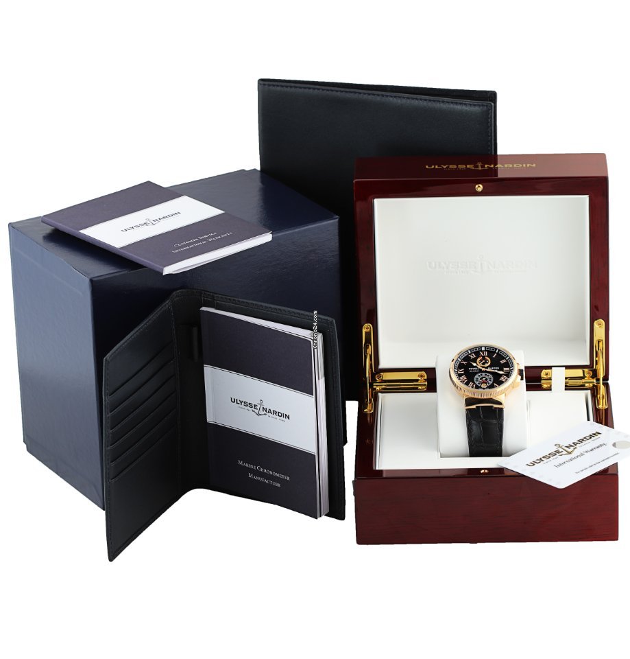 Ulysse Nardin Marine Chronometer Manufacture Automatic Rose gold 1186-126 42 Replica 5