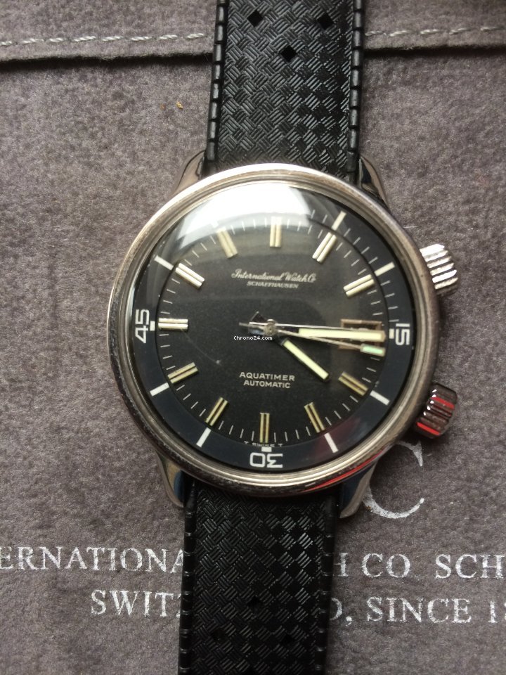 IWC Aquatimer Mens watch Unisex Manual winding Steel 812 AD Kompressor mit IWC Box Replica 5