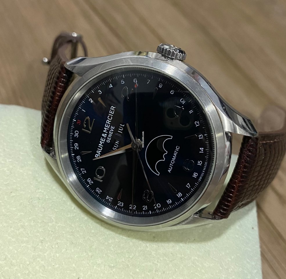 IMG_9081 Baume & Mercier Clifton Mens watch Unisex Automatic Steel MOA10057 Replica 5