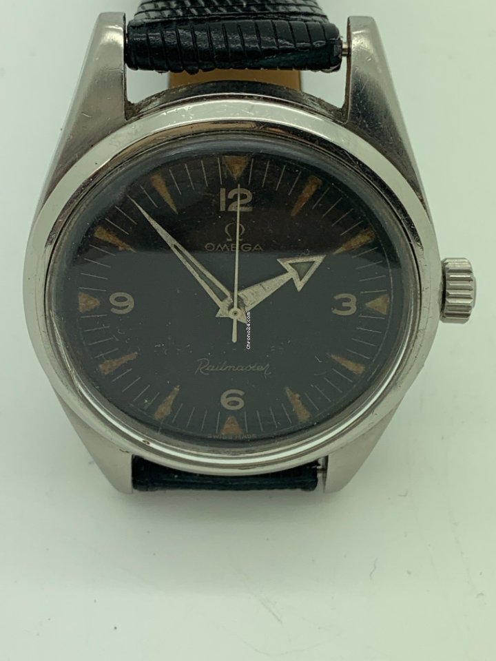 IMG_9081 Omega Seamaster Railmaster Mens watch Unisex Manual winding Steel CK2914-1 Replica 5