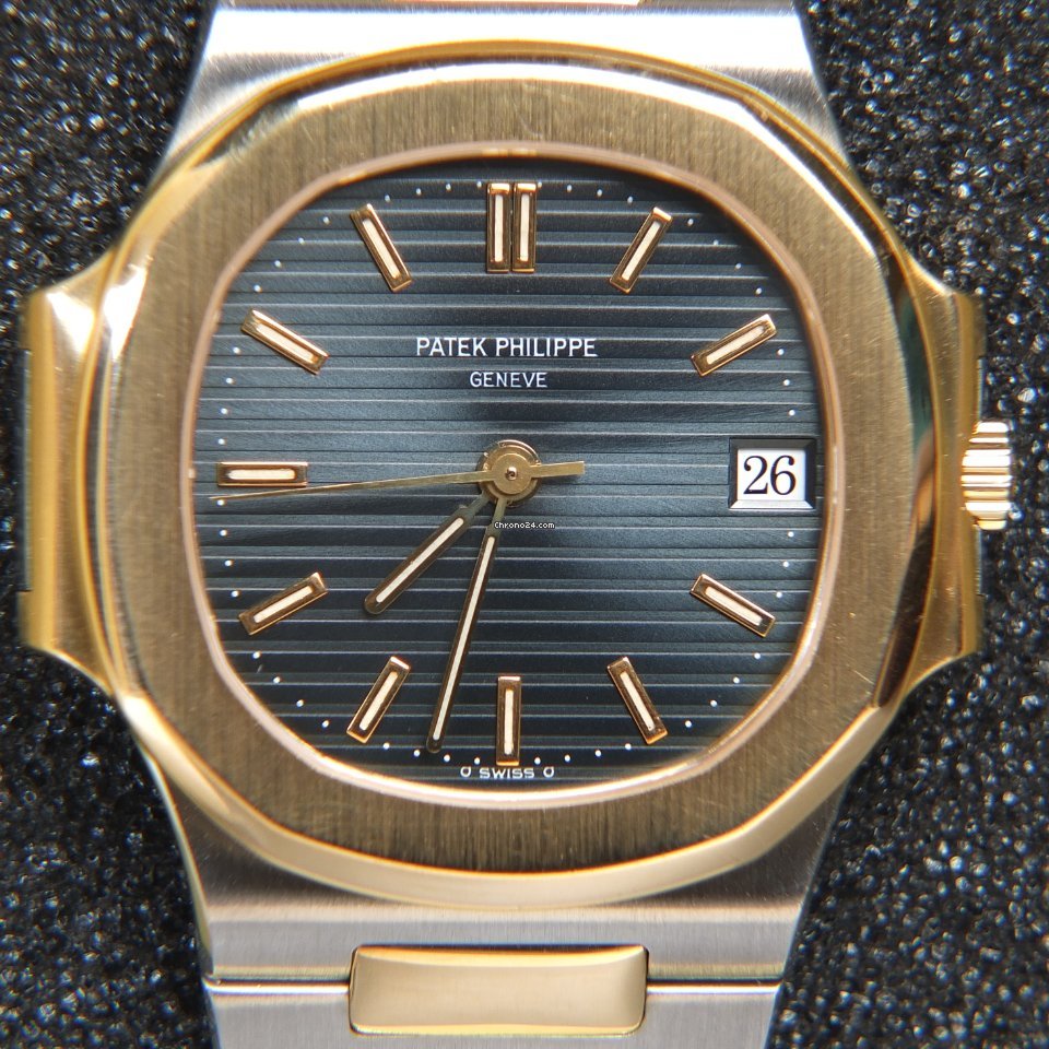 Patek Philippe Nautilus Mens watch Unisex Automatic Gold Steel 3800 1 Nautilus B&P G1belin Full Set Sofort Replica 5