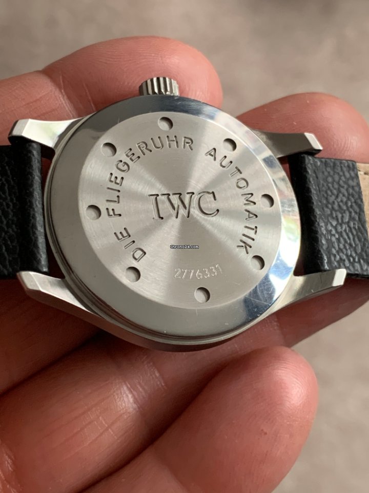 IMG_9081 IWC Pilot Mark Mens watch Unisex Automatic Steel IW3253 Replica 5