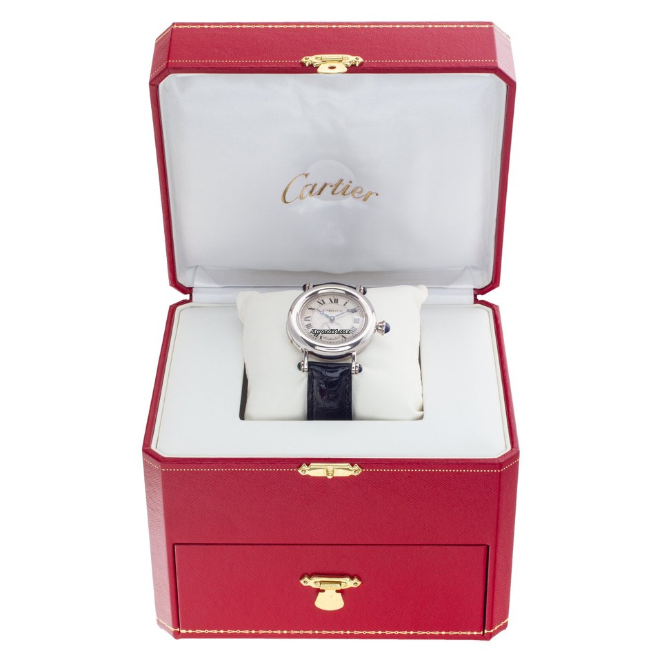 IMG_9081 Cartier Diabolo Mens watch Unisex Manual winding Platinum 1462 Replica 5