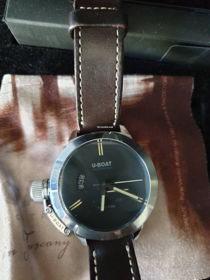 IMG_9081 U-Boat Classico Mens watch Unisex Automatic Titanium 8079 Replica 5