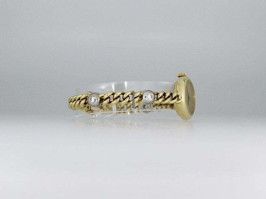 IMG_9081 Chopard Womens watch Manual winding Yellow gold G3703 Replica 5