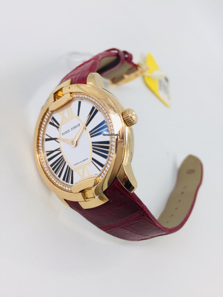 IMG_9081 Roger Dubuis Velvet Womens watch Automatic Rose gold RDDBVE0033 Replica 5