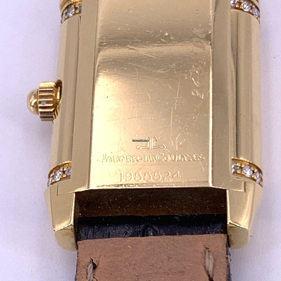 Jaeger-LeCoultre Reverso Womens watch Quartz Yellow gold Jaeger LeCoultre Reverso 265.1.08 Womens Watch Replica 5